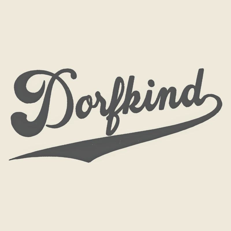 Village Kid Design – Logo rétro avec swing