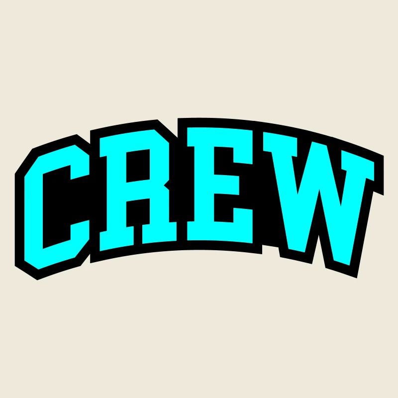 Crew lettering