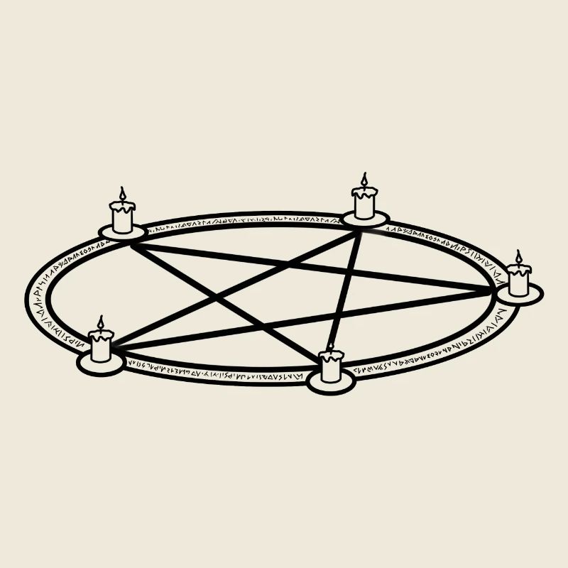 | d’évocation Cercle d’invocation | Pentagramme