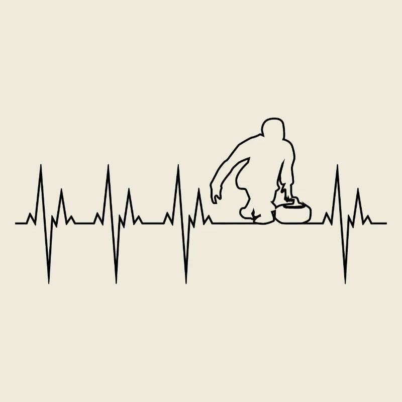 Curling électrocardiogramme ECG