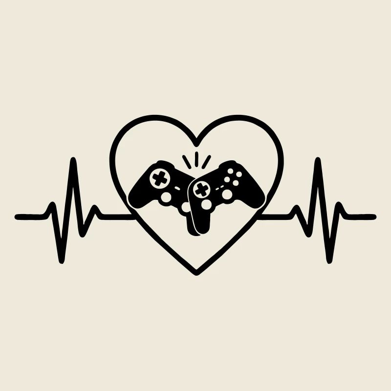 Controller Heart Gamer Love Video Games