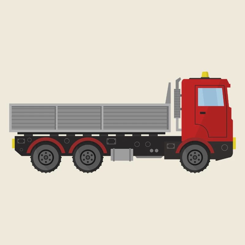 Camion de livraison de marchandises