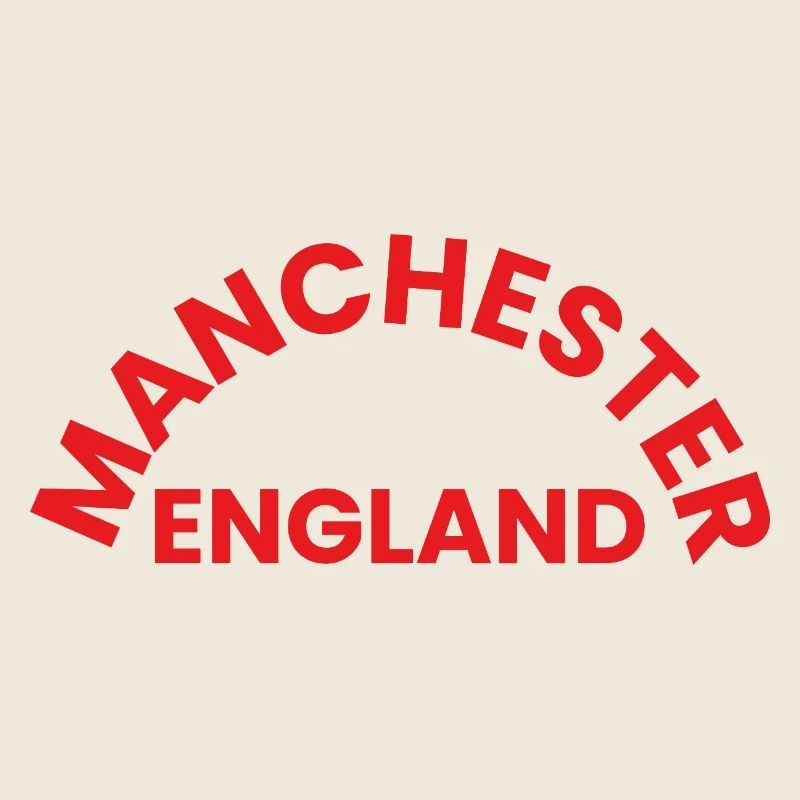 Manchester England Circular Logo