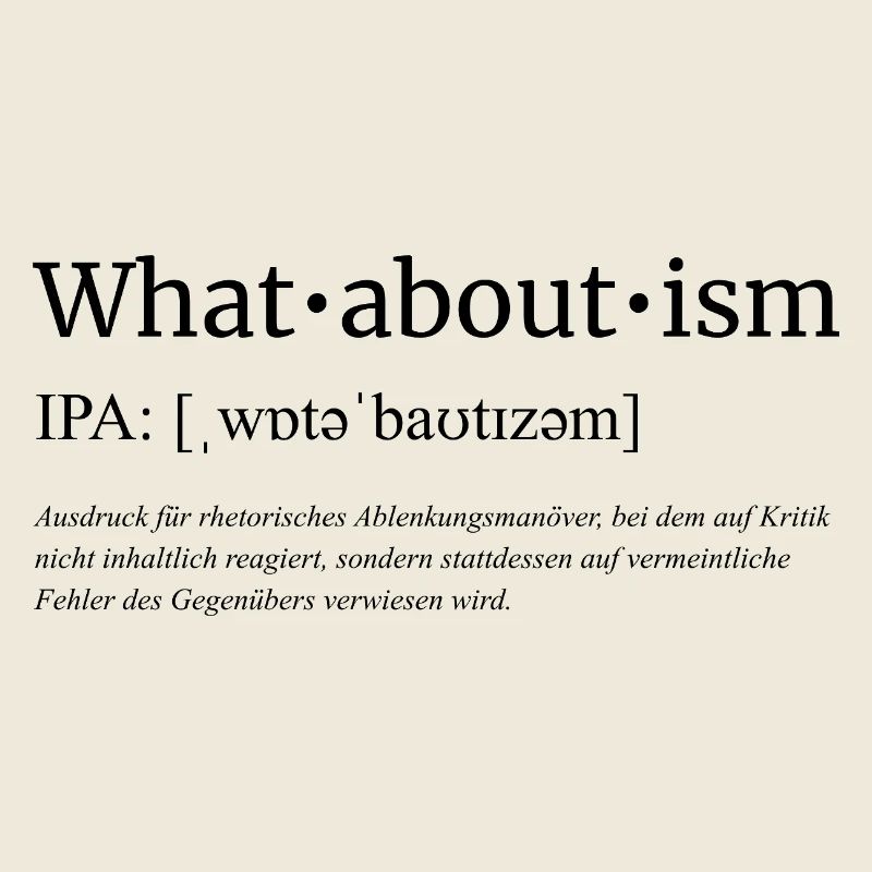 Whataboutism