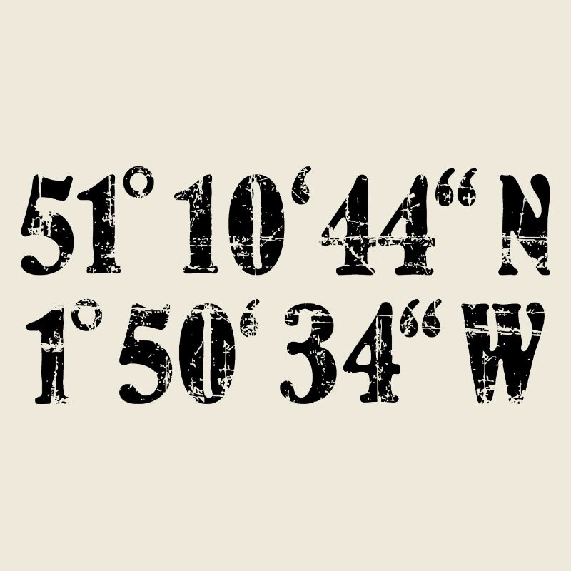 Stonehenge Coordinates Vintage Black (EU)