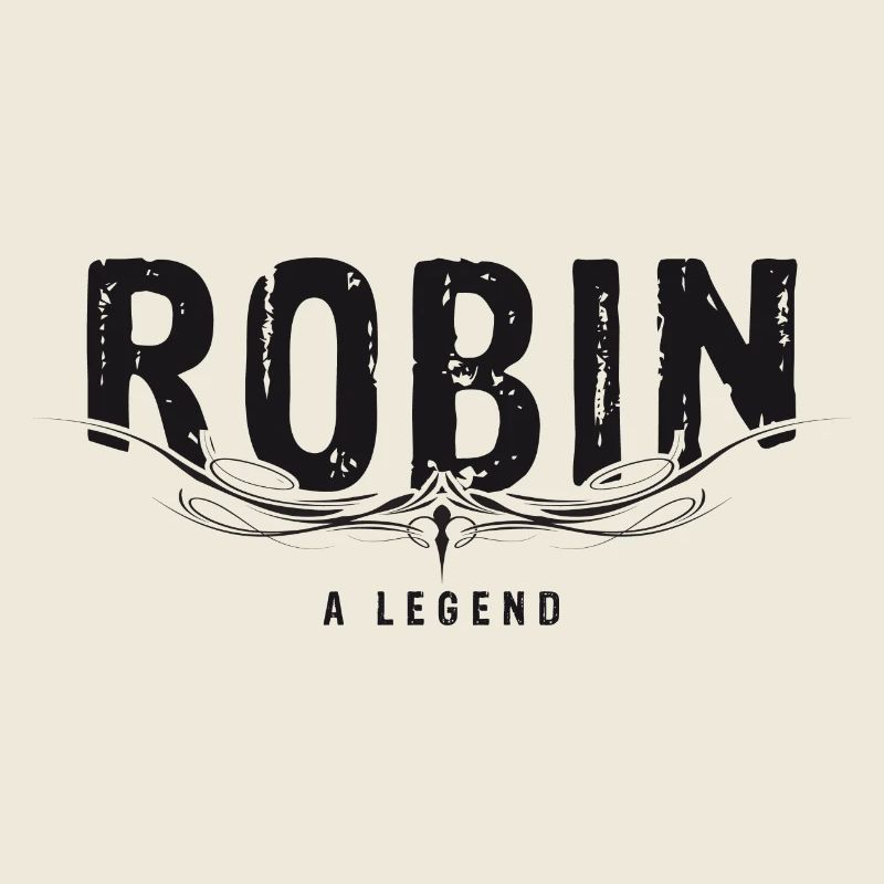 ROBIN A LEGEND decorated
