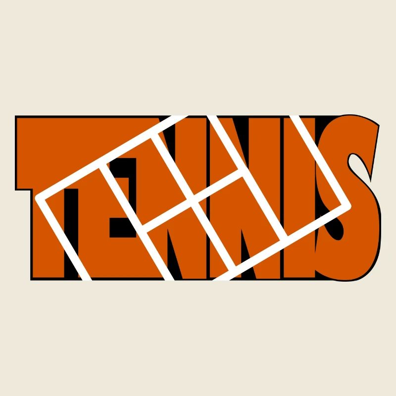 Tennis Orange Frame Dynamisches Raster