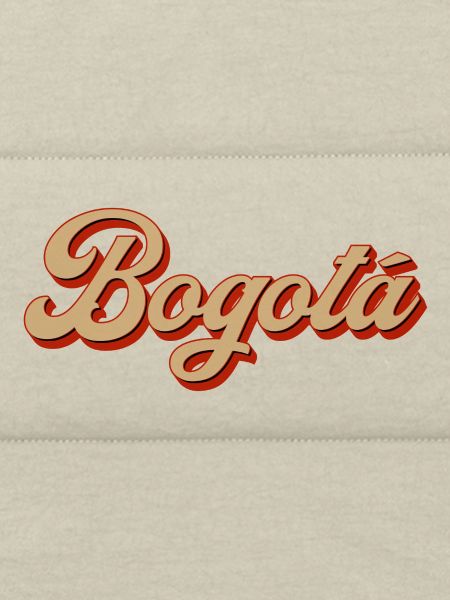 Bogotá Retro Script Schriftzug