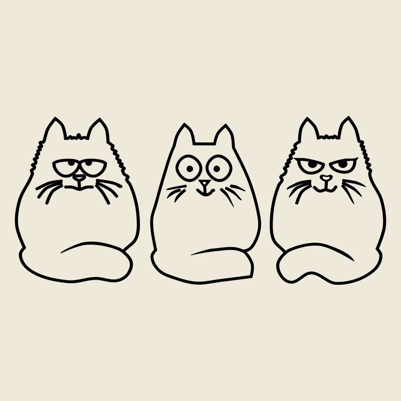 3 cats