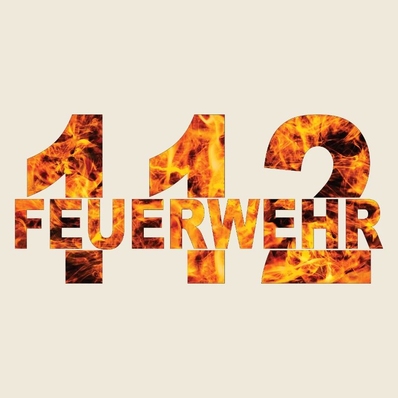 Fire Brigade 112 Flames Design