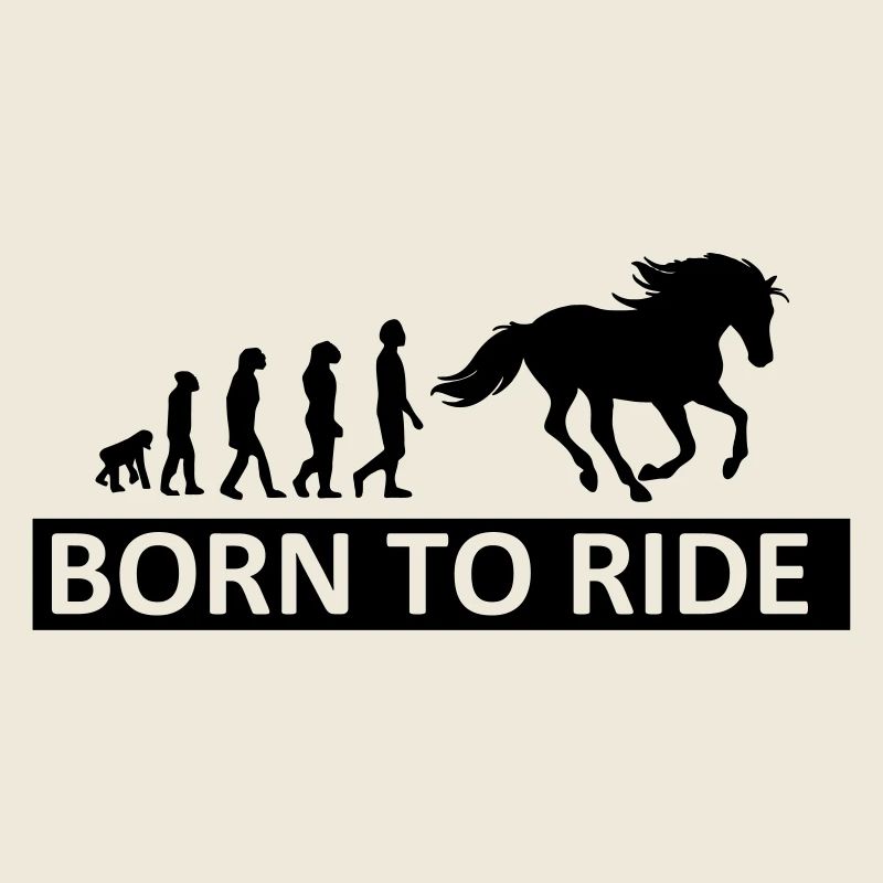 Born to Ride Pferd