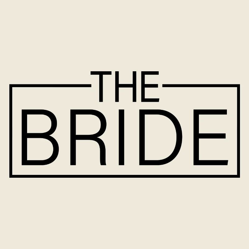 The Bride - Cool Matching Engagement Douche nuptiale