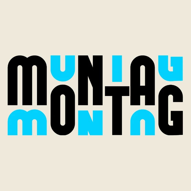 Lundi Noir/Cyan