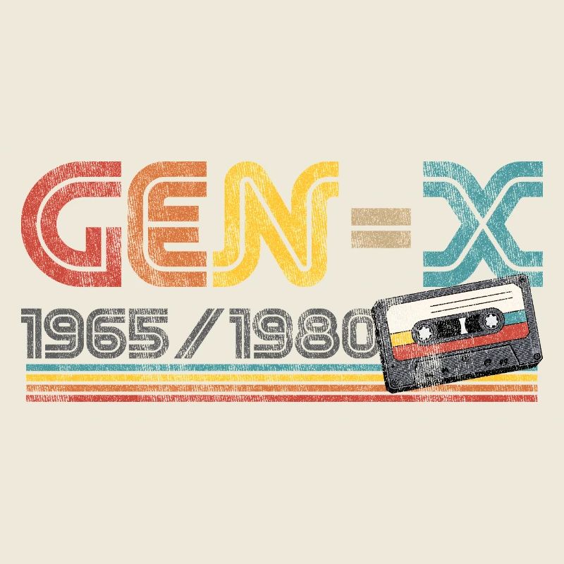 Génération X Génération X Couleurs rétro 1965-1980