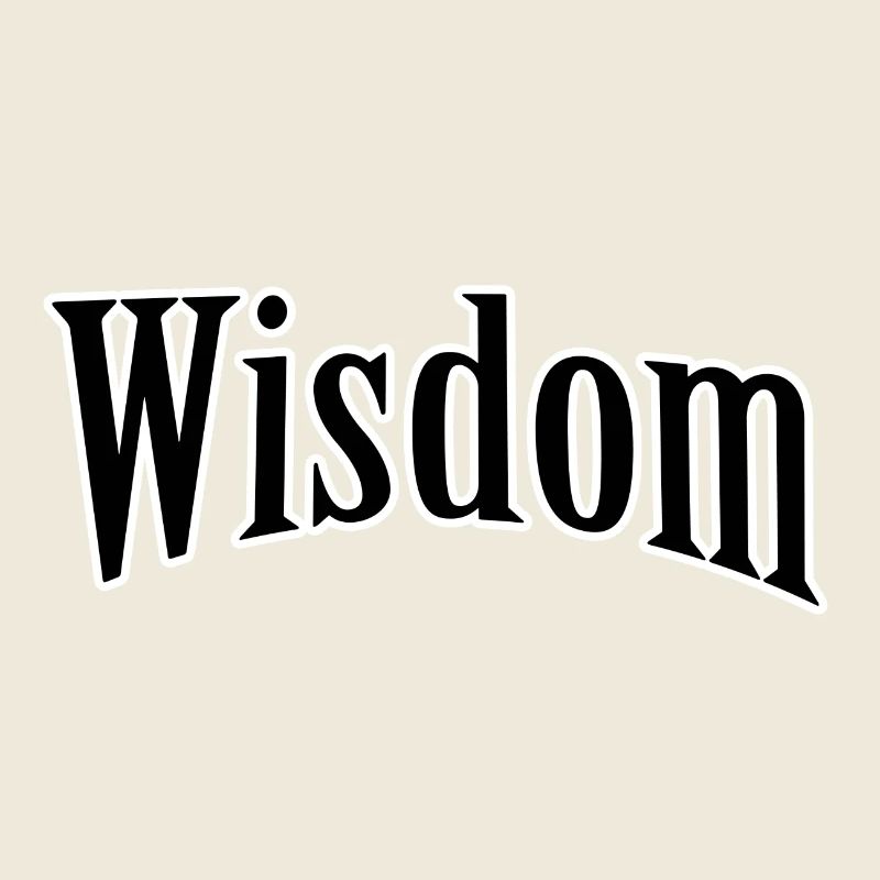 Sagesse Lettering Rétro