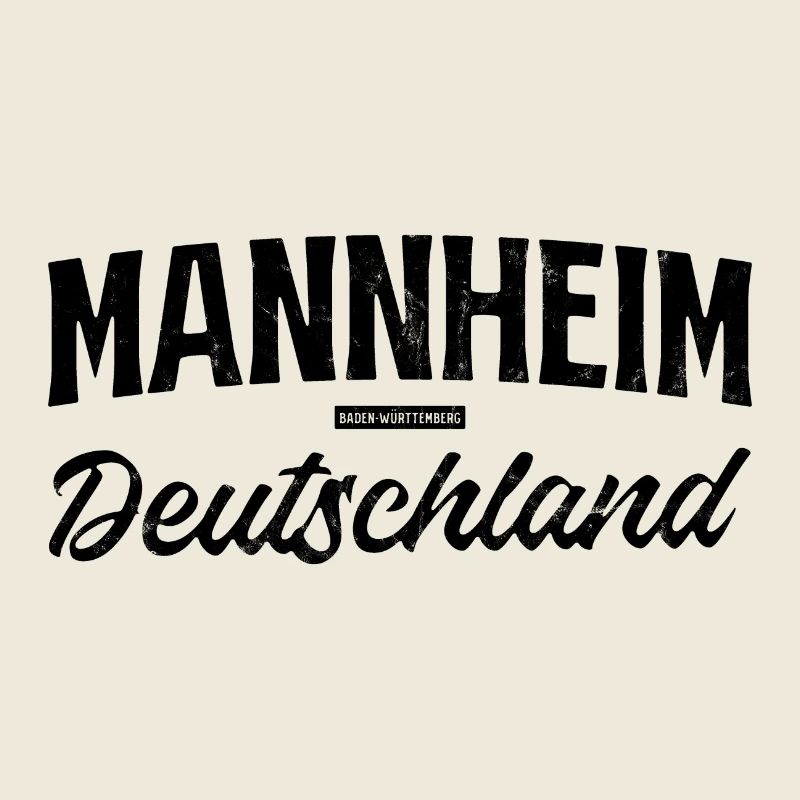 Lettrage de Mannheim, Bade-Wurtemberg, Allemagne