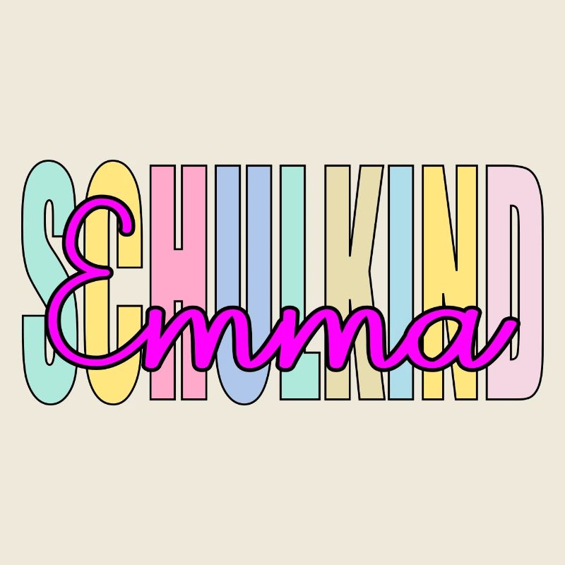 Schulkind Mädchen Emma Name