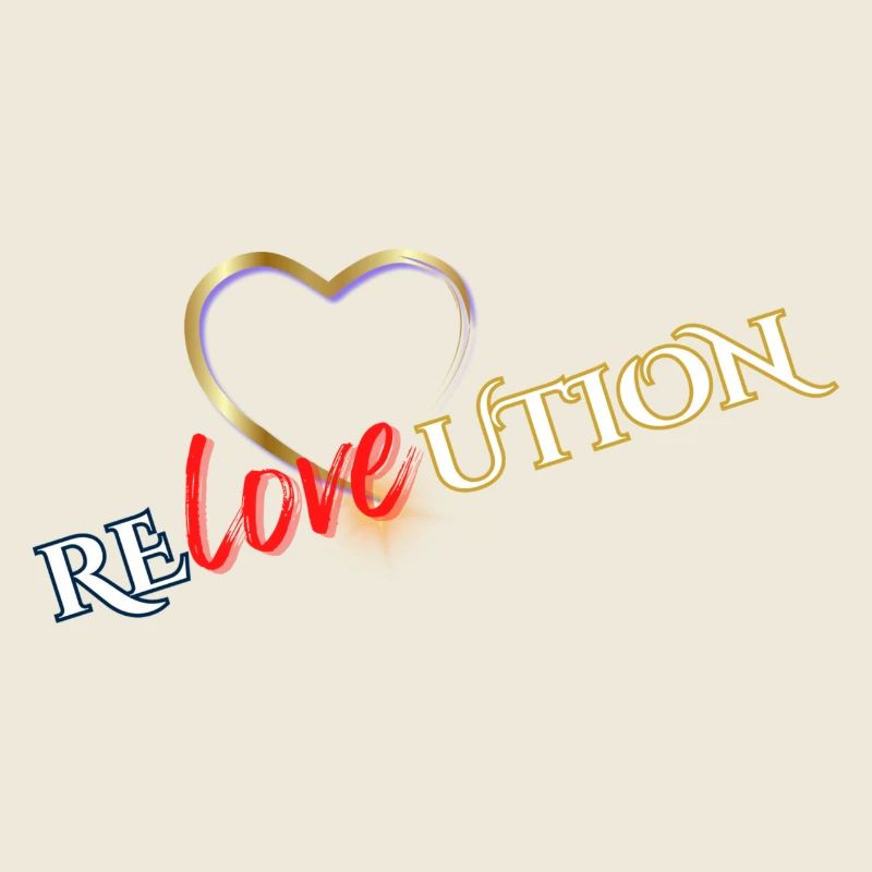 Liebevolution Herzrose Typo