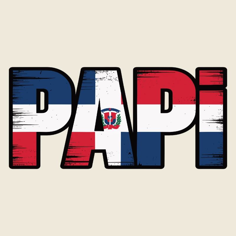 Daddy Dominican Flag – Proud Dad from the