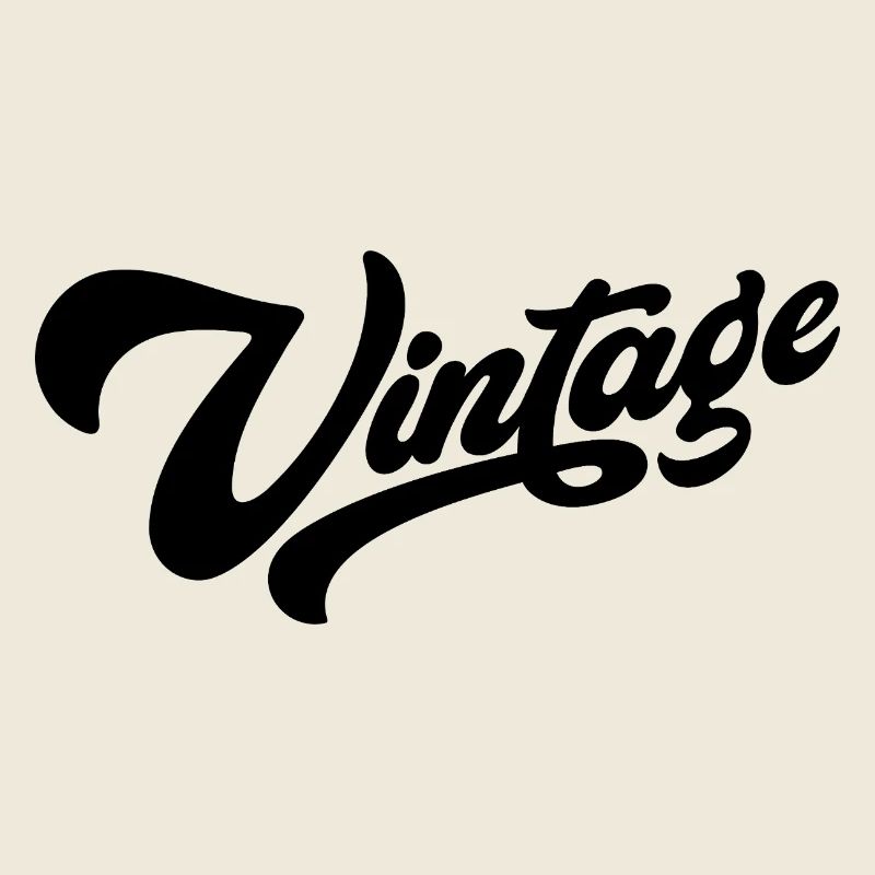 Vintage Schwarz