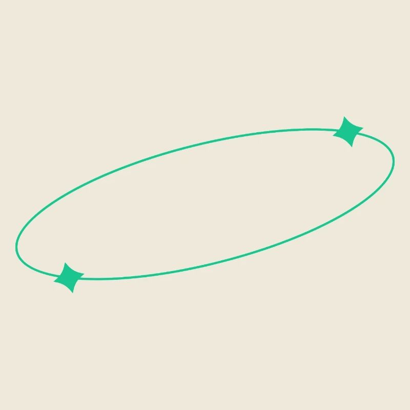 Elliptical Star Ring