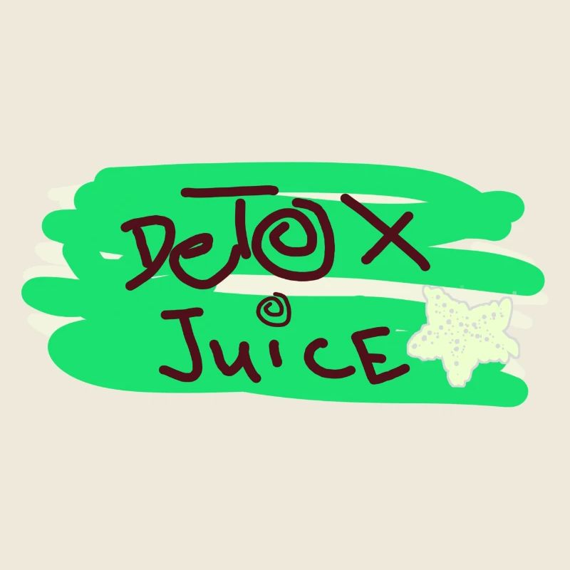Detox juice text