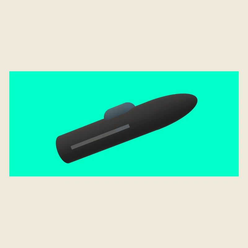 Minimalistische U-Boot-Silhouette