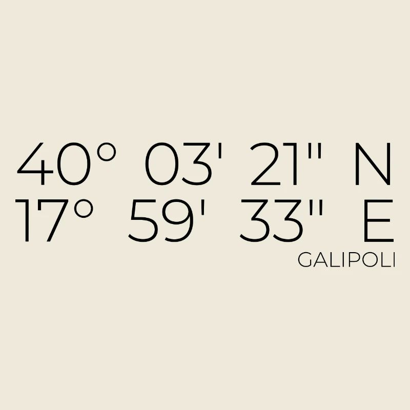Coordinates: Galipoli, Apulia, Italy