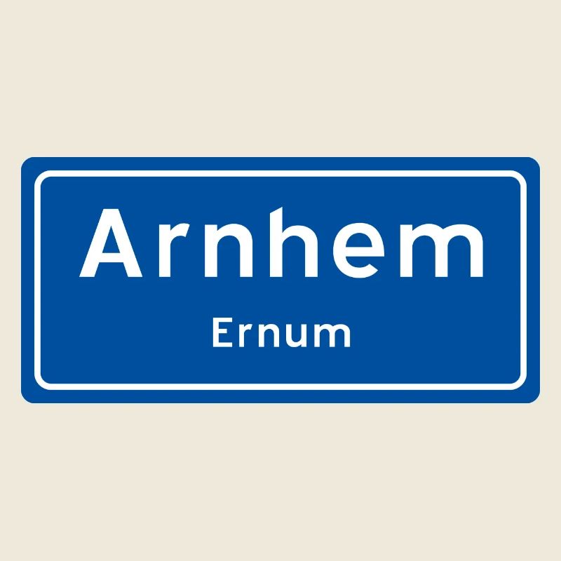Arnhem place name sign
