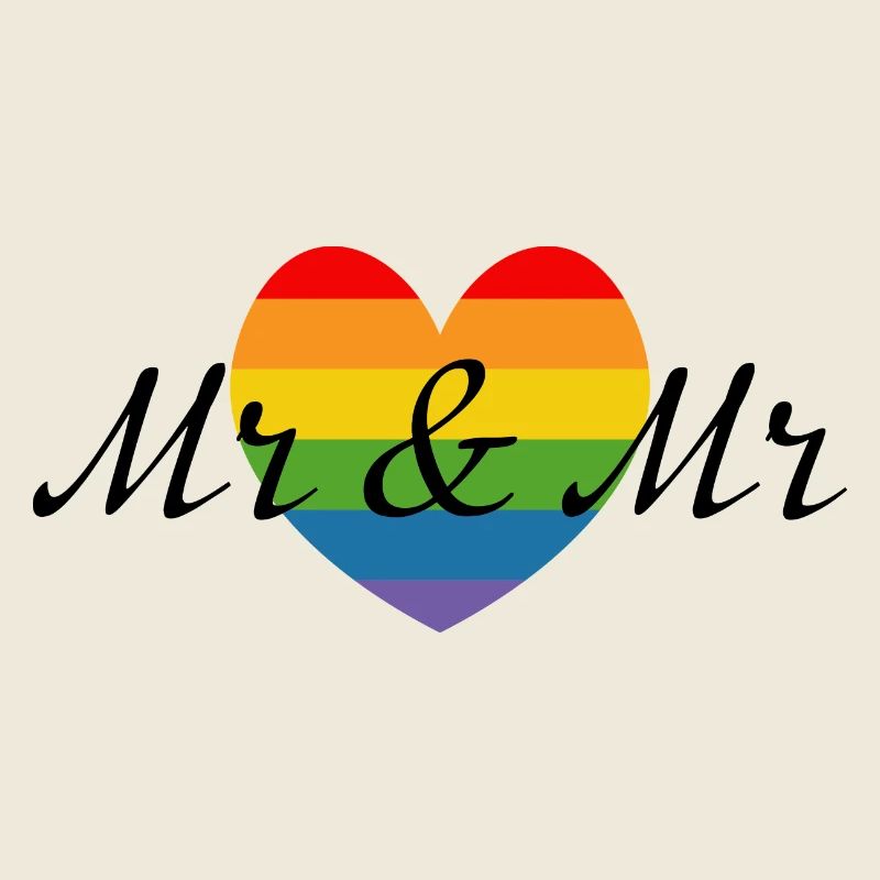 Mr and Mr Regenbogenhochzeit LGBT lgbtqi queer