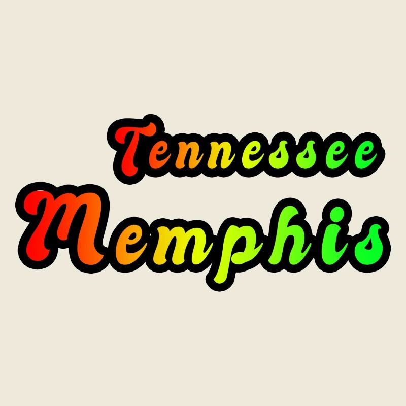 Memphis Tennessee Regenbogen Design