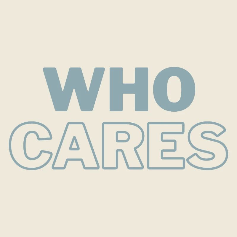 Imprimer Who Cares