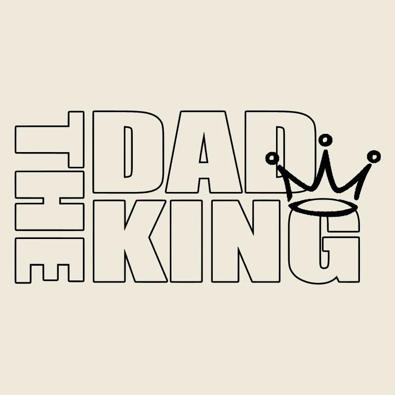 Le Roi Père Père Couronné Statement Design