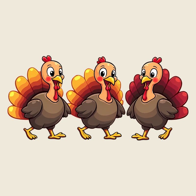 Bébé dinde de Thanksgiving