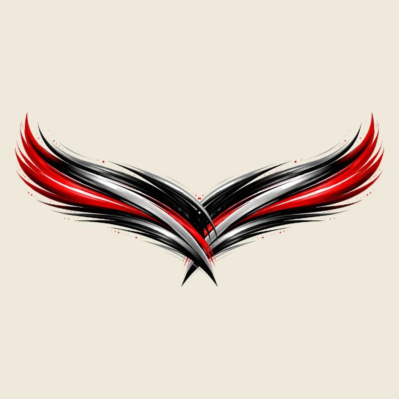 Sporty jersey design Symmetrical effect
