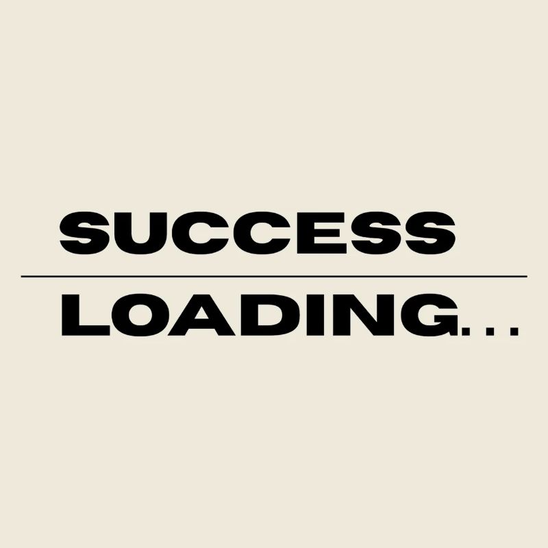 Success Loading - Conception de citations motivantes
