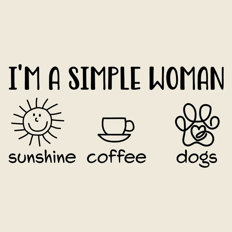 sunshine, coffee, dogs
