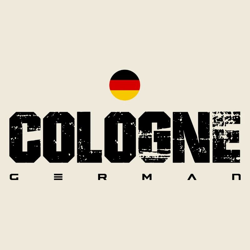 Drapeau allemand Crête Cercle