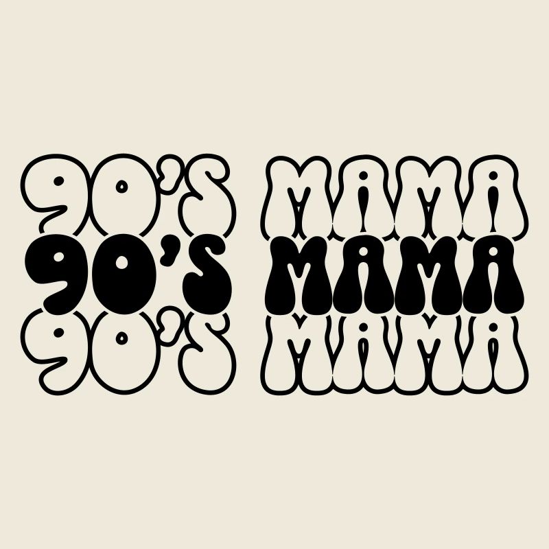 90s Mama SVG – Retro Mama Design