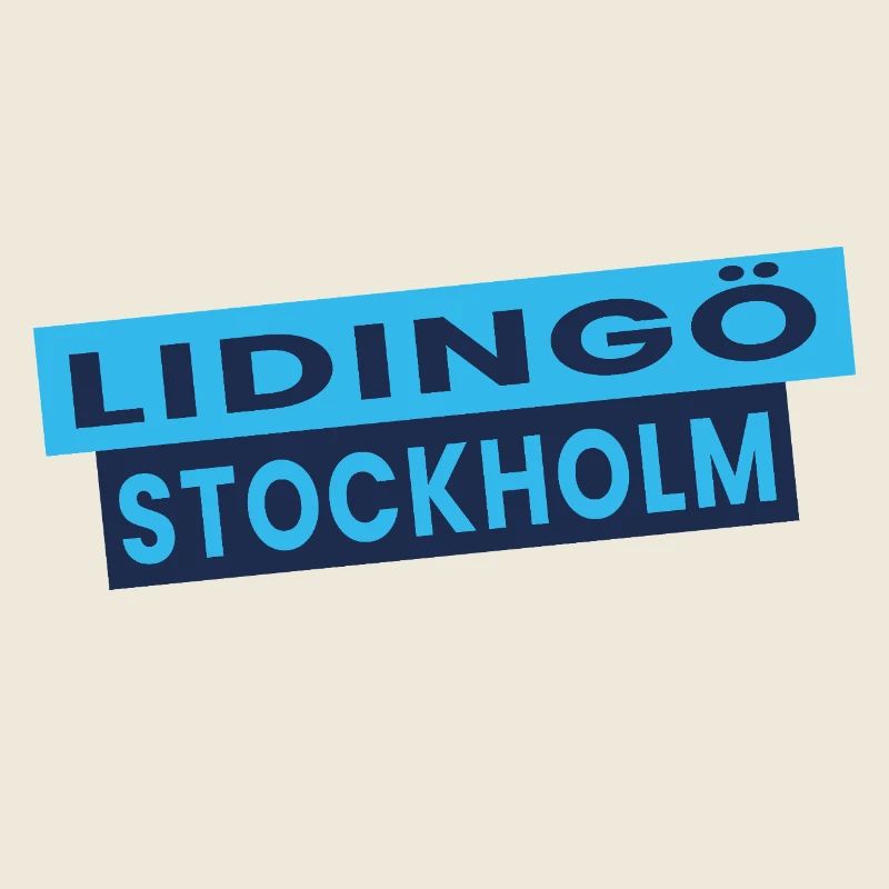 Lidingö Stockholm Diagonal Logo