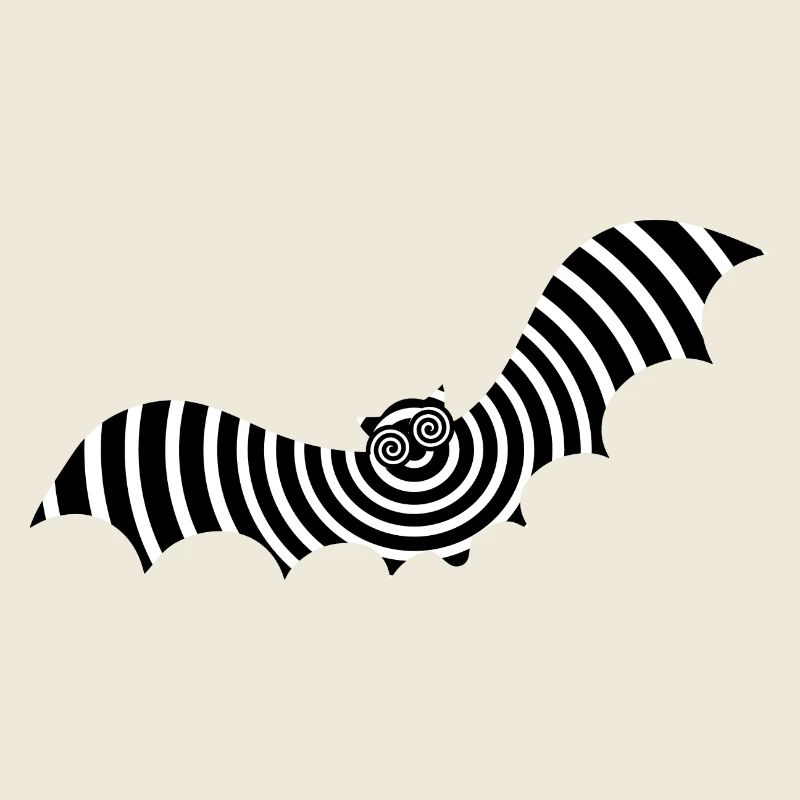 Chauve-souris Illusion d’optique Illusion Halloween