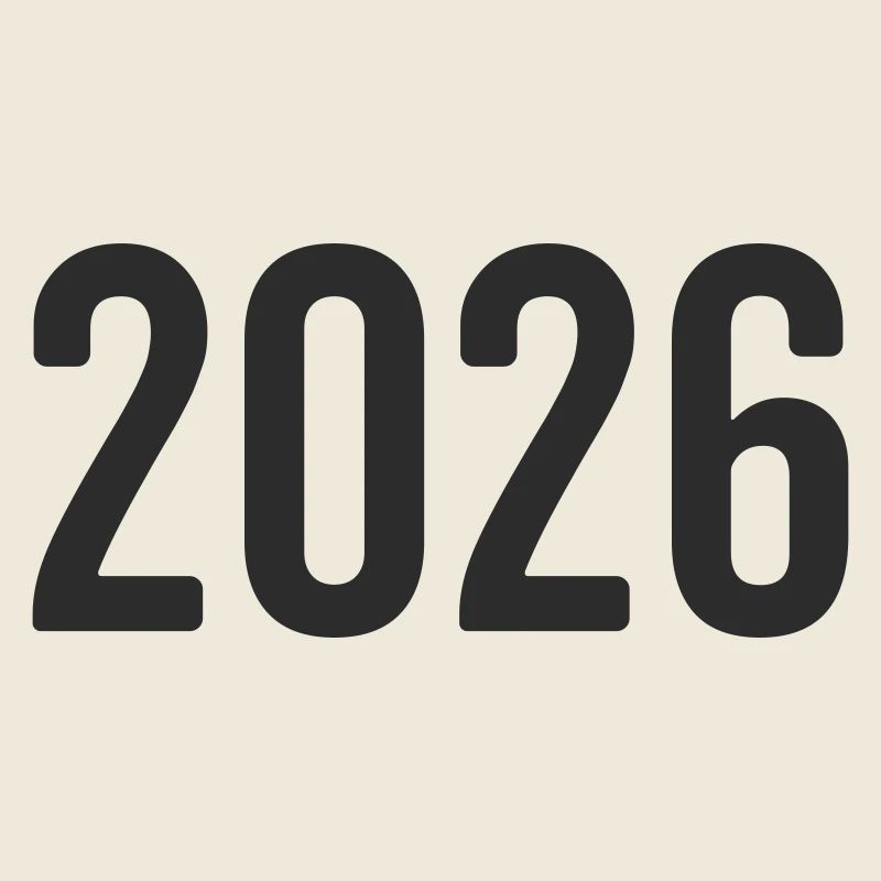 2026 Silvester Jahreszahl