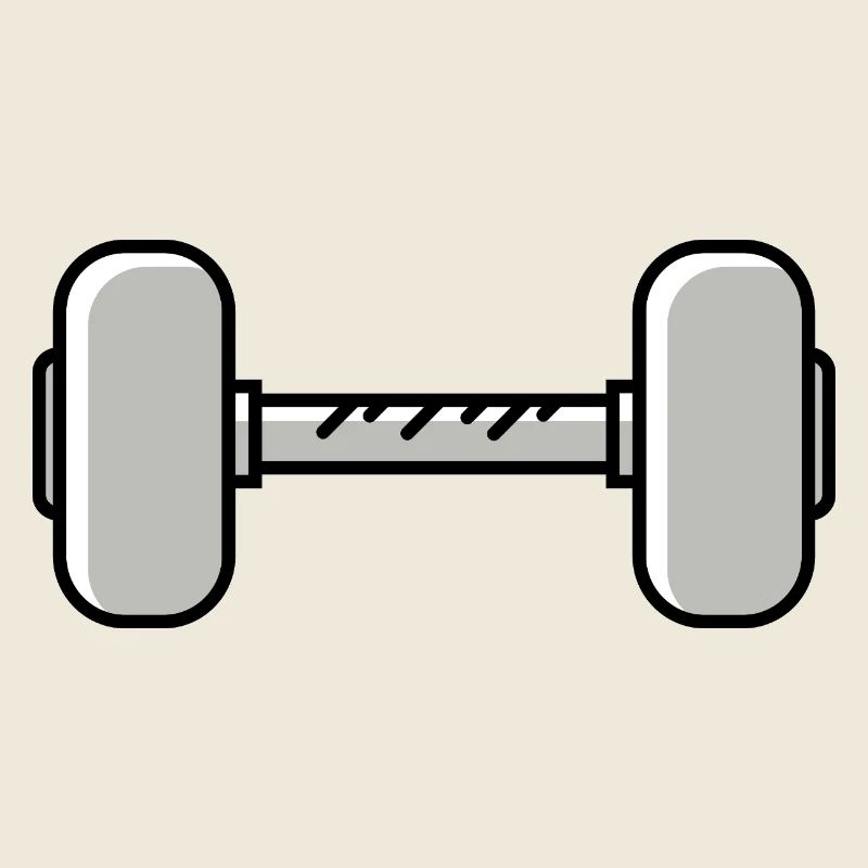 Dumbbell weights icon