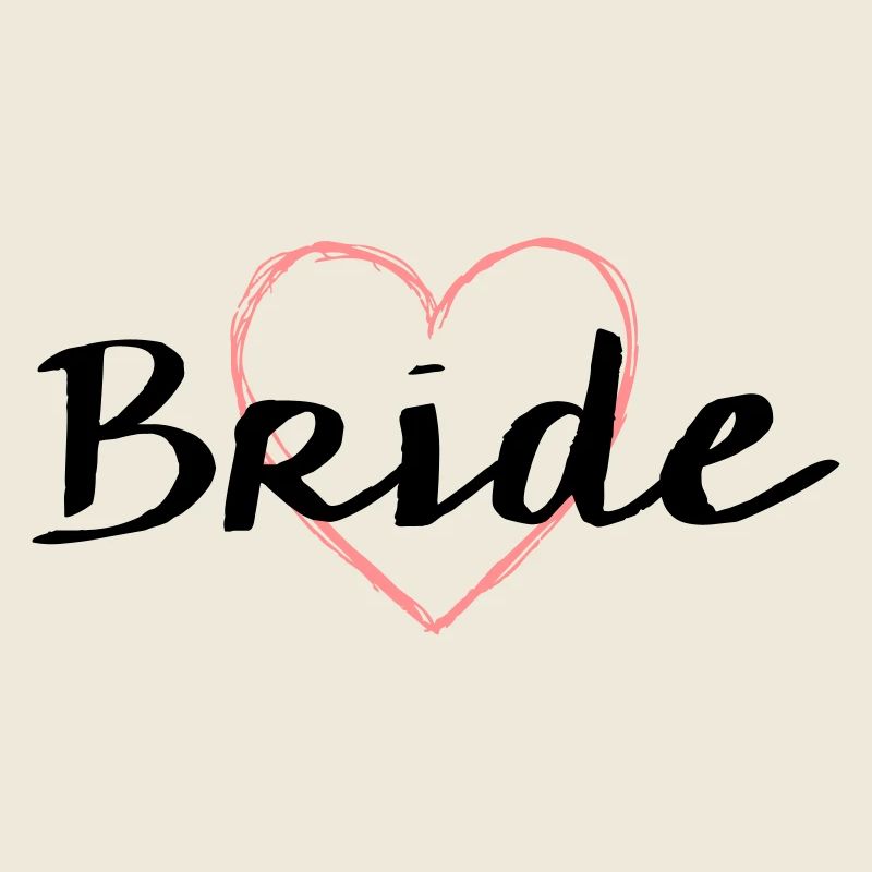 Bride heart bachelor party wedding