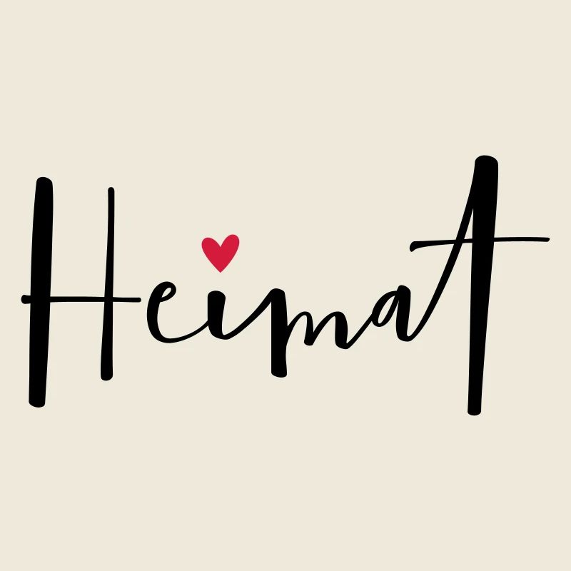 Heimat I Zuhause Daheim Herz Geschenk