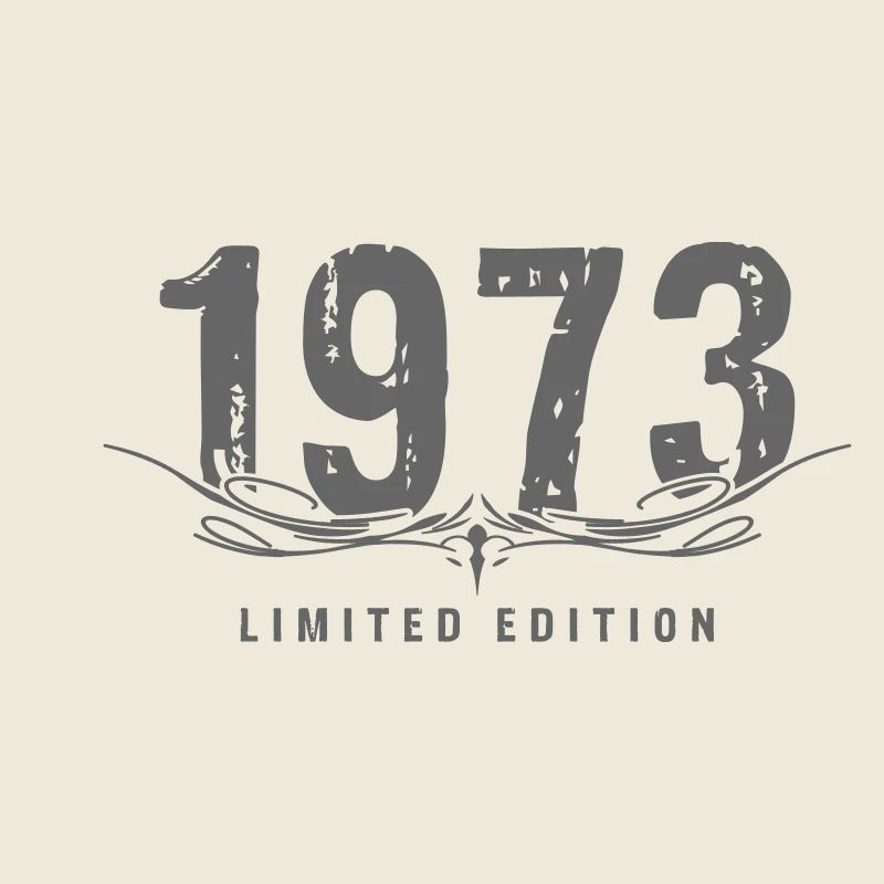1973 ÉDITION LIMITÉE décorée | Graphique vectoriel