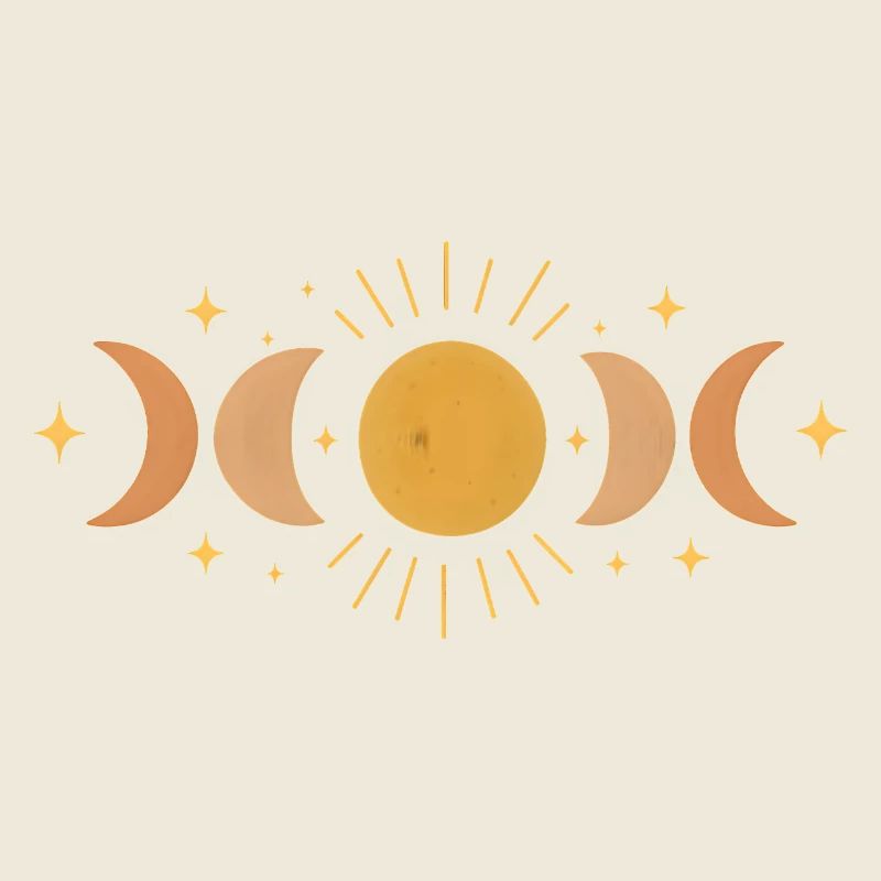 Faceted moon phase cover for night adventures