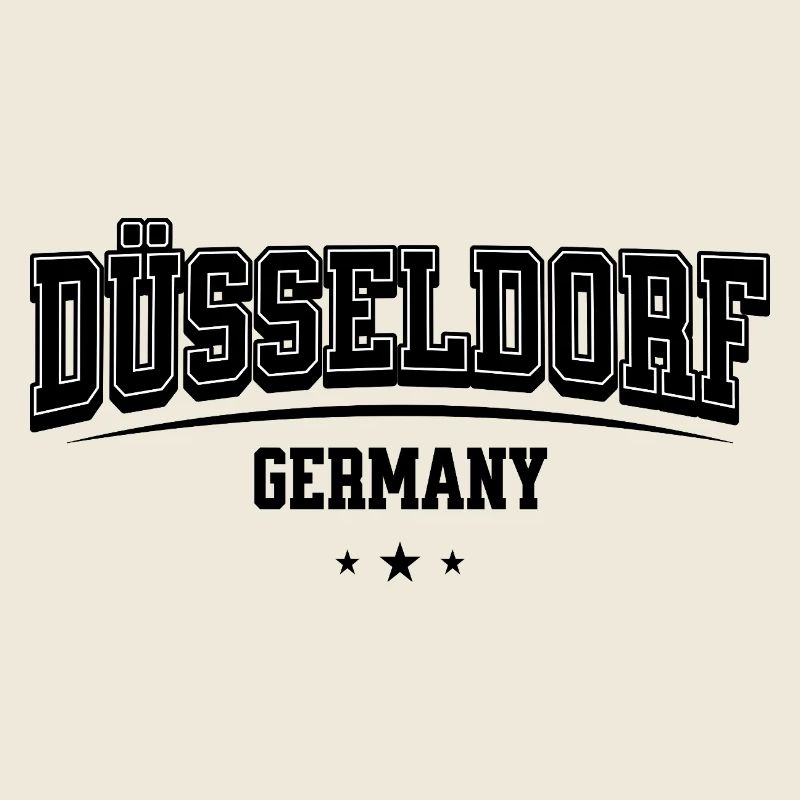 Dusseldorf Germany College Style Souvenir