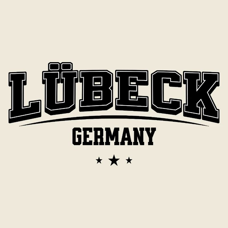 Lübeck Germany Schriftzug