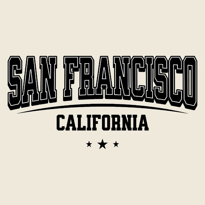 San Francisco Arc Lettering